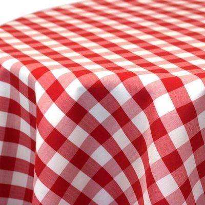 Red Check Linen