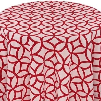 Red Circle Linen