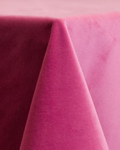 Hot Pink Velvet Linen